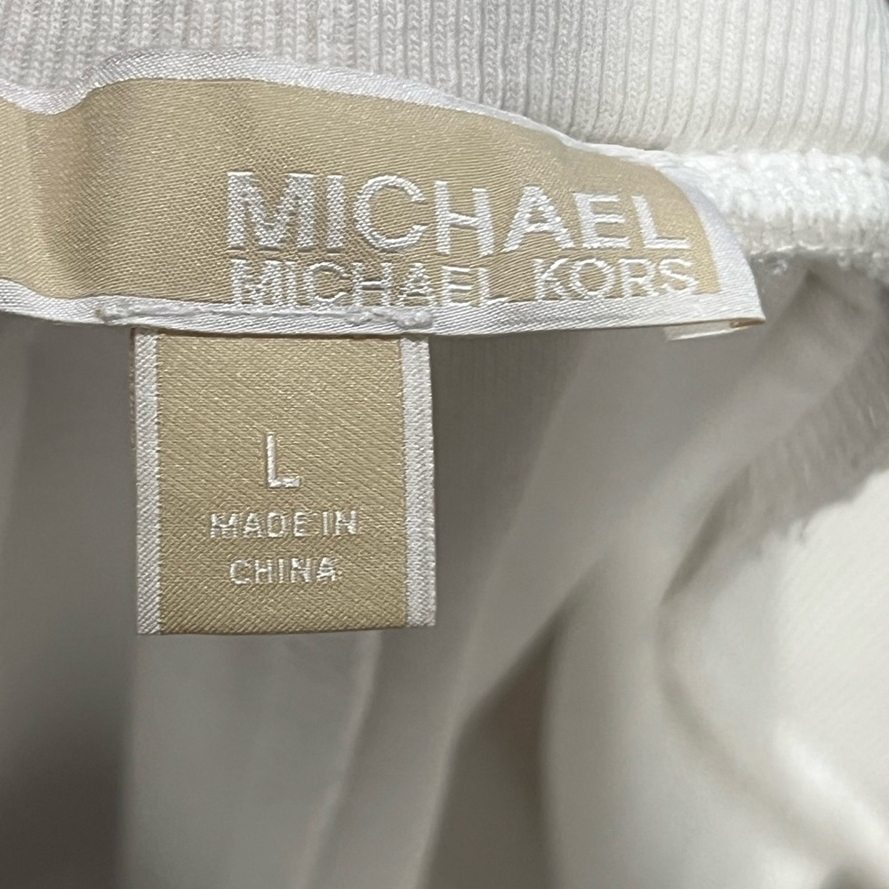 Michael Kors White Sweatpants - Picture 3 of 4